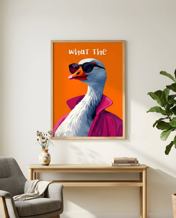 Renkli Flamingo Tablo – Modern Pop Art Duvar Dekoru K175