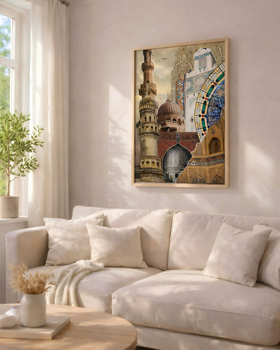 İslami Mimari Temalı Dekoratif Tablo K142