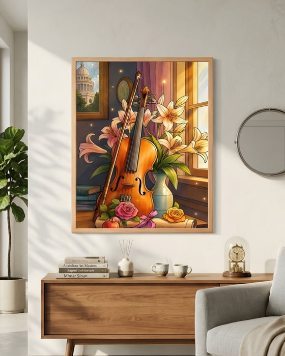 Keman Tablo – Sanatsal Dokunuş, Huzur Veren Atmosfer, Şık Dekor K168