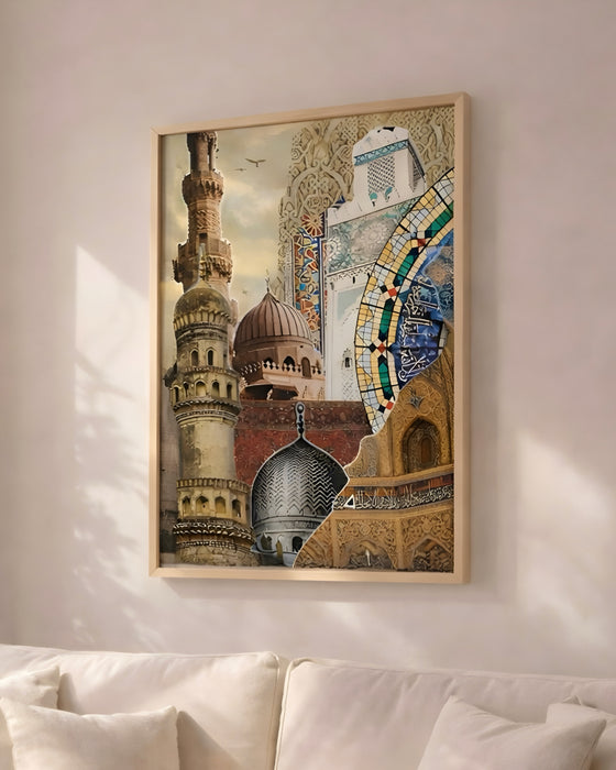 İslami Mimari Temalı Dekoratif Tablo K142