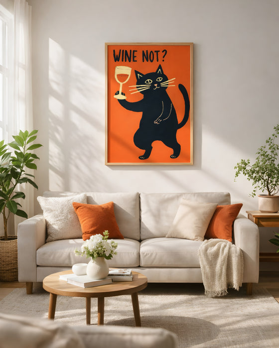 “Wine Not?” Kedi Tablosu K133
