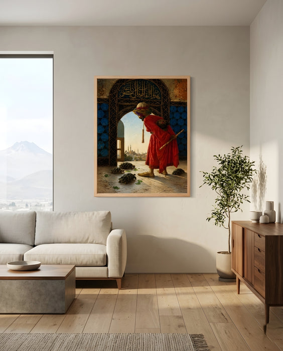 Osmanlı Temalı Figür Tablosu | Oryantal Sanat Duvar Dekoru K197