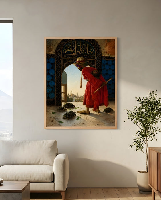 Osmanlı Temalı Figür Tablosu | Oryantal Sanat Duvar Dekoru K197