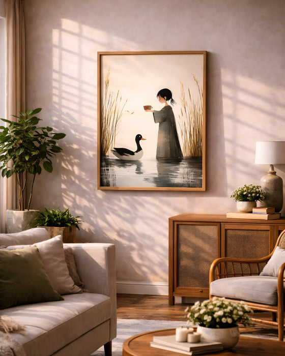 Minimal Doğa Tablosu – Huzurlu ve Sade Bir Dokunuş K106