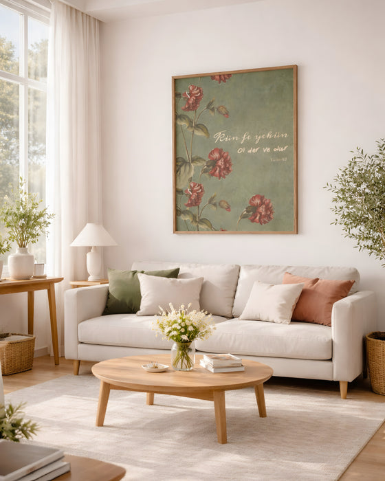 “Kün Fe Yekün”Tablosu – Anlam ve Huzur  K130