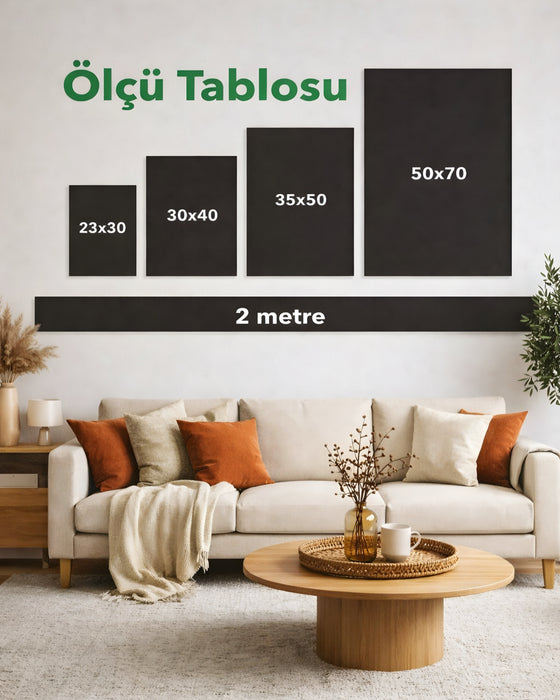 Modern Kadın Figürü Tablosu K129