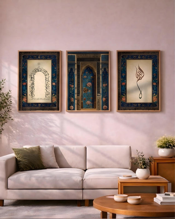 3’lü İslami Hat Tablo Seti  K124