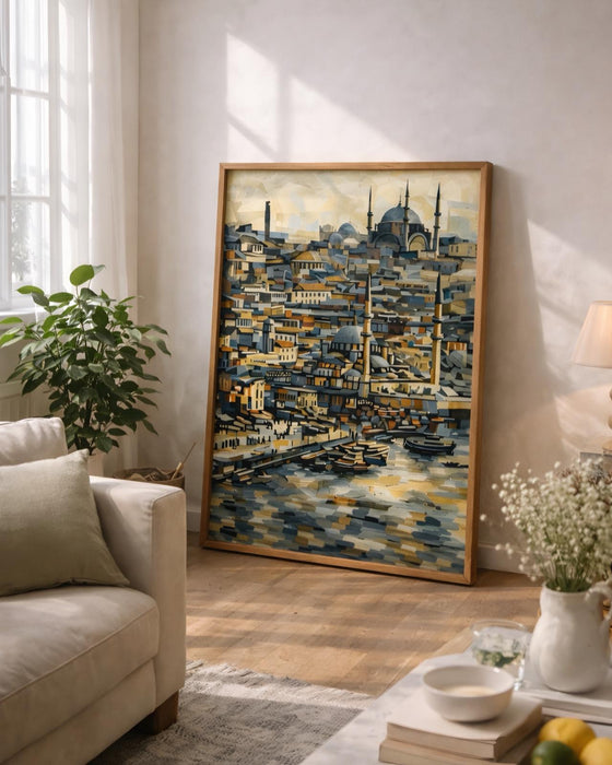 İstanbul Manzarası Tablosu  K127